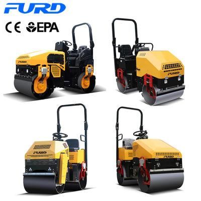 Ride on Small Hydraulic Soil Asphalt Compactor Vibratory Road Roller for Sale