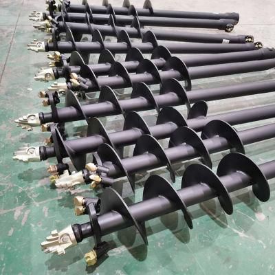 Excavator Skid Steer Loader Earth Auger Drill Post Hole Digger