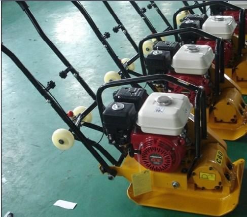 Gmc-100 Vibrating Concrete Plate Compactor Machine with Honda Robin Gasoline Engine for Sale