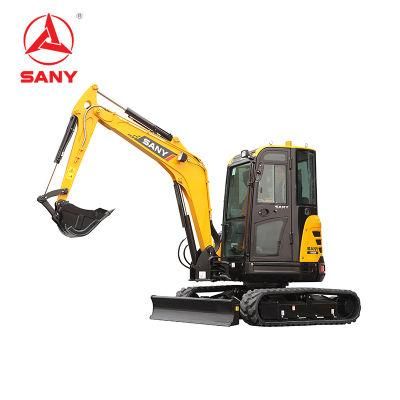 Sany Brand New 3.5 Ton 0.12 Cbm Sy35u Hydraulic Small Mini Crawler Excavator Machine Prices