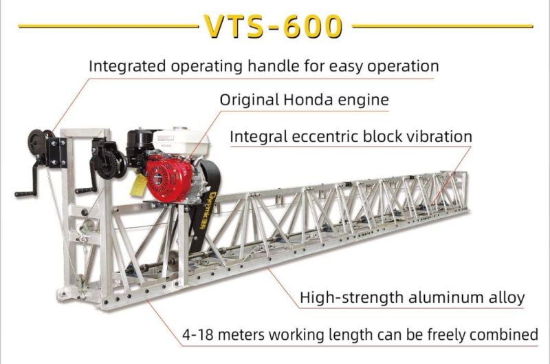 Dynamic Factory Supply (VTS-600) Gasoline Concrete Truss Screed with Honda Engine