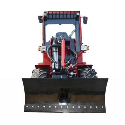 2 Ton Mini Dozer Telescopic Boom Loader with Small Size Grader Attachment