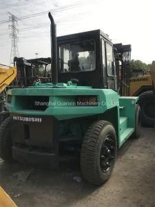 Durable Mitsubishi 12 Ton Fd120t Used Diesel Forklift on Sale