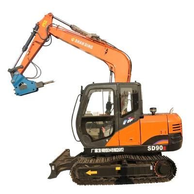 Shanding Mini Excavator SD90e Total Width 2240mm