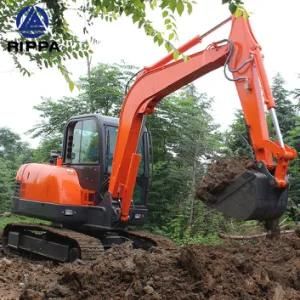 Free Shipping China Cheap Mini 6 Ton Hydraulic Crawler Mini Excavato