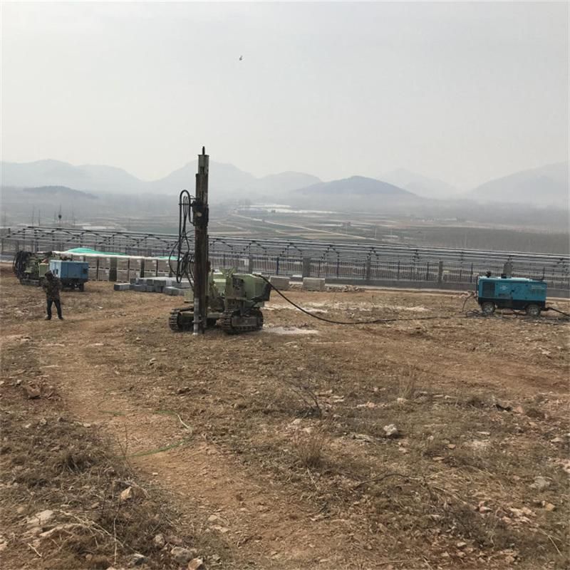 Drop Hammer Mini Pile Driver for Solar Screw Rock Drilling