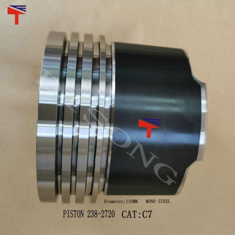 High-Performance Diesel Engine Engineering Machinery Parts Piston 238-2720 for Engine Parts E324D E325D E329d C7 Generator Set Diameter 110mm