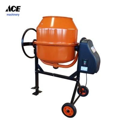 Electric Portable Reversing Drum Concrete Mixer Factory