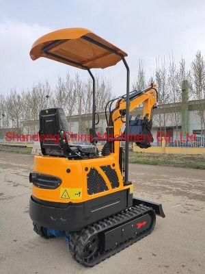 Hot Sale 1t Mini Digger for Garden, Agriculture and Construction Works