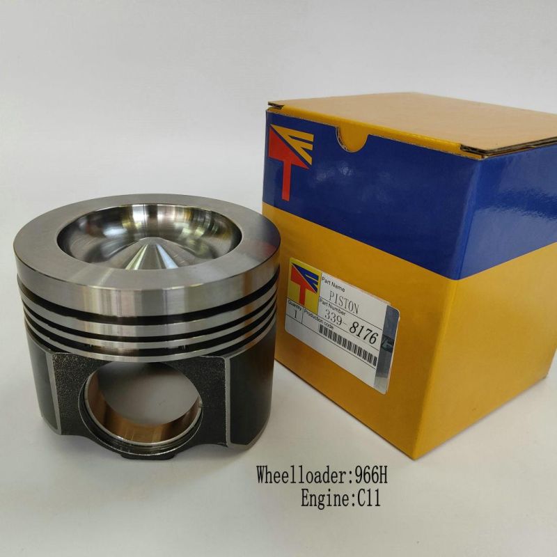 High-Performance Diesel Engine Engineering Machinery Parts Piston 339-8176 for Wheel Loaders Parts 966h Excavator Parts E345D Engine Parts C13 C11 Generator Set