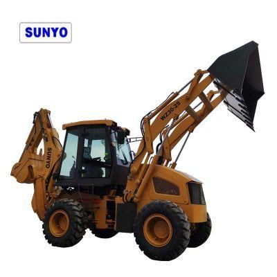 Sunyo Wz30-25 Model Backhoe Loader Is Wheel Loader and Mini Excavator as Best Construction Equipments