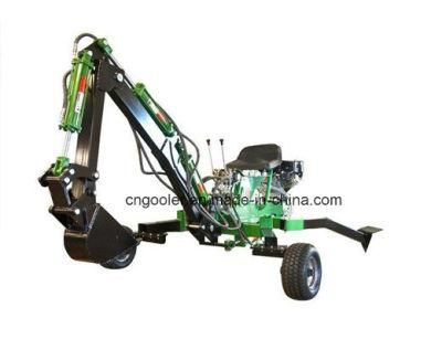 High Efficiency ATV/UTV/Trailer/Truck Towable Backhoe with Self Yanmar Diesel Engine