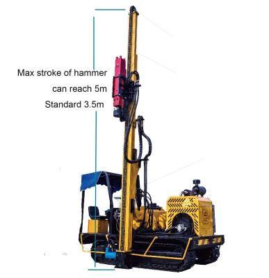 Drop Hammer Pile Driver for Road Construction Solar Ground Pile Driver