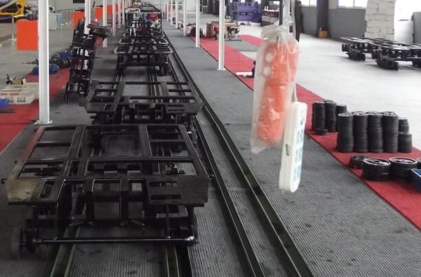 Tracked Chassis Rubber Track Undercarriage 1020*800*290 Size Adjustable