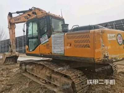 Used Mini Medium Backhoe Excavator Sany Sy215c Construction Machine Second-Hand