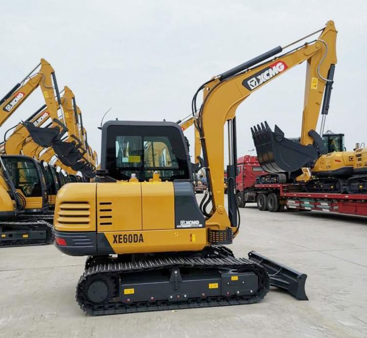 XCMG Official Xe60da Chinese New 6ton Tractor Mini Excavator for Sale