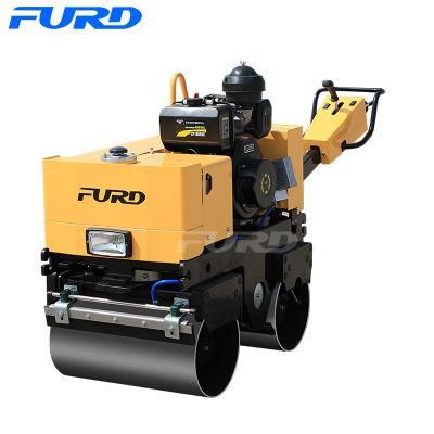 CE 800kg CVT Hydraulic Turning Mini Vibratory Roller