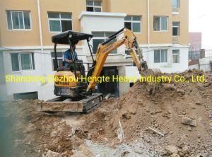 Mini Crawler Earthmoving Machine with Quick Coupler for Sale From Hengte Factory Ht20-7