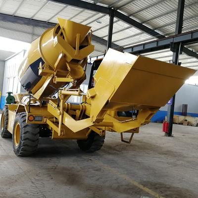 3.5m3 Small Feed Mixer, Concrete Mixer with Lift