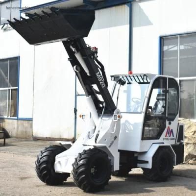 CE/EPA Small Tractor Front End Telescopic Wheel Loader with Multifunctional Attachments