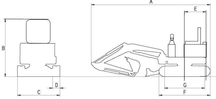 China Supplier 0.8tons 800kg Battery Excavator Electric Crawler Digger Small Mini Excavator with 72V 160ah Battery