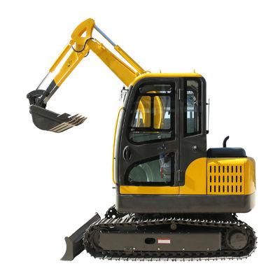 Fw40b Household Trencher Agricultural Small Digging Machine EPA Mini Excavators with Leveling Bucket 800mm for Sale