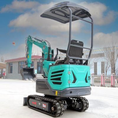 1.2 Ton Mini Excavator Small Hydraulic Excavators Mini Digger 1ton 2 Ton 3ton for Sale Factory Wholesale Free Shipping