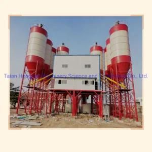 120m3/H Concrete Mixing Plant Machine Concrete Batching Plant with Bolted-Type Cement Silo