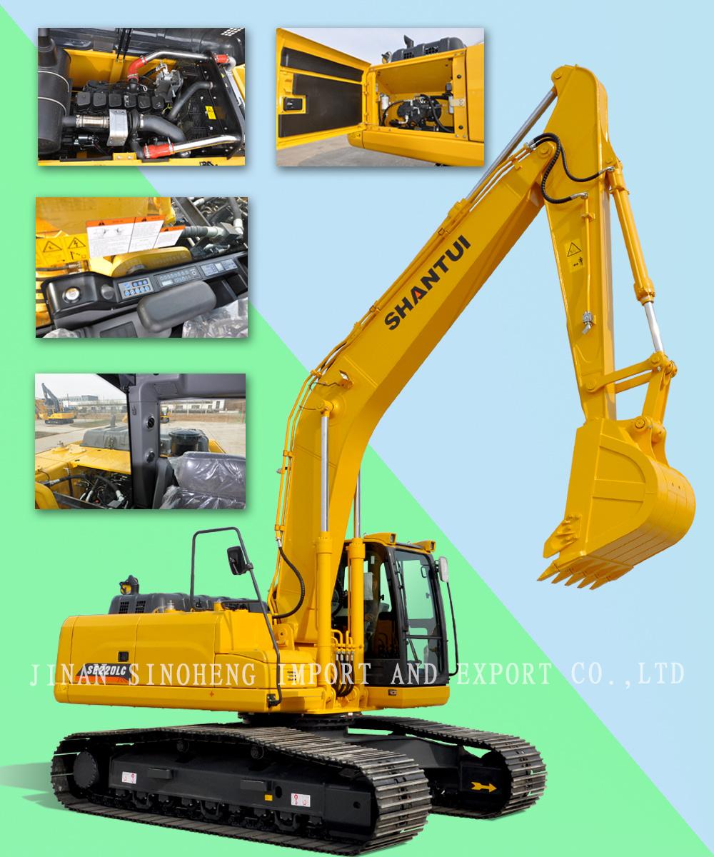 China Excavator Se220LC Medium-Sized Operating Weight 22800kg