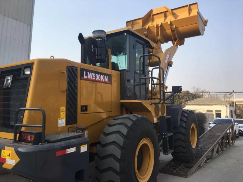 5 Tons Wheel Loader Lw500kn with Pilot Operation