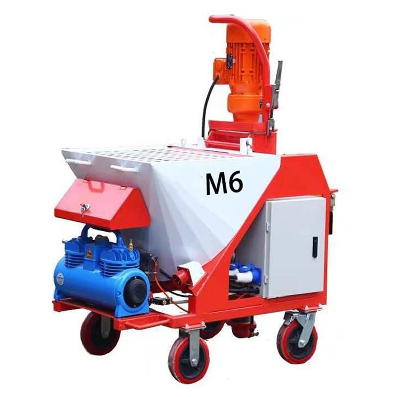 M6 High Quality Dry Mortar Cement Gypsum Base Spray Plastering Machine