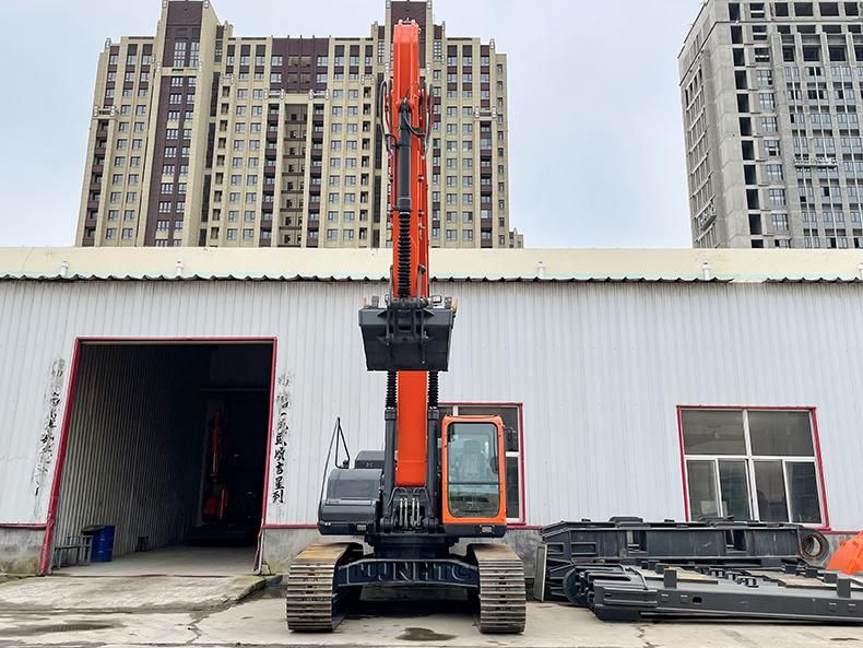 Dooxin High Speed Travel Hydraulic 5 6 7 8 12 15 20 Ton Bucket Wheel Excavator for Sales