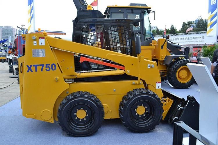 XCMG Brand Xt750 Chinese New Multifunction Skid Steer Loader with Attachment Price