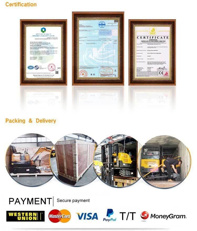 CE, ISO, Eac Certificated 1.5 Ton Mini Crawler Excavator EPA and Euro V Standard Mini Digger Mini Excavdora Mini Excavator
