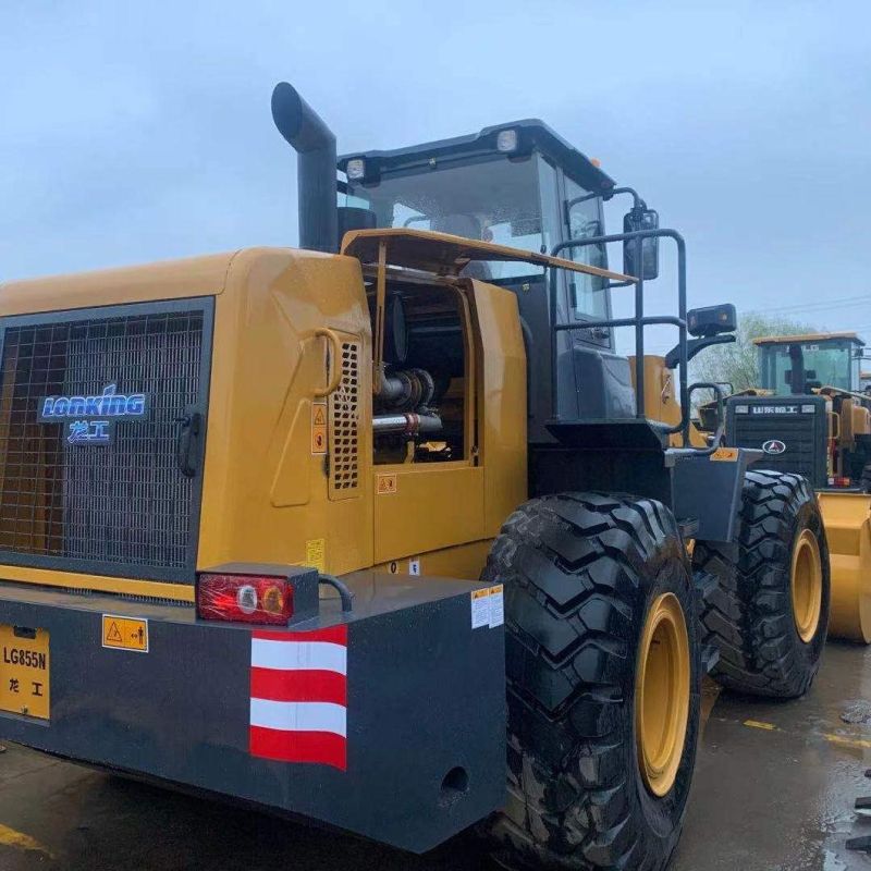 5 Ton 6 Ton Used Mining Work Earth Moving Machine Wheel Loader Payloader Good Condition 856h Zl50cn Payloader Lonkin 856 855n