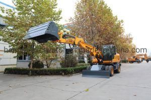 Middle Size OEM Design Wheeled Excavator