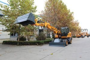 Middle Size OEM Design Wheeled Excavator