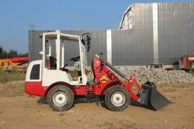 Lgcm Euro Five Three Cylinder Engine CE Approved Mini Wheel Loader with 1.8ton