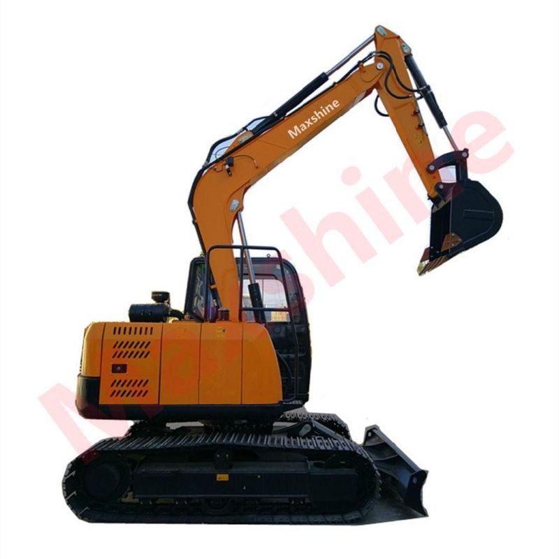 Chinese 7ton Cheap Hydraulic Excavator Machine Price New 8ton Digger Crawler Excavator for Sale