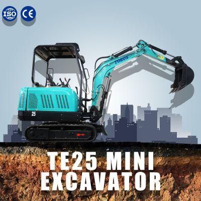 Excavators 2.2ton Small Mini Digger with Bucket 0.06cbm for Sale