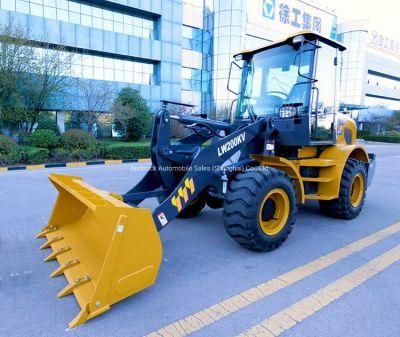 2 Ton Wheel Loader Mini Tractors with Front End Loader Lw200kv for Sale