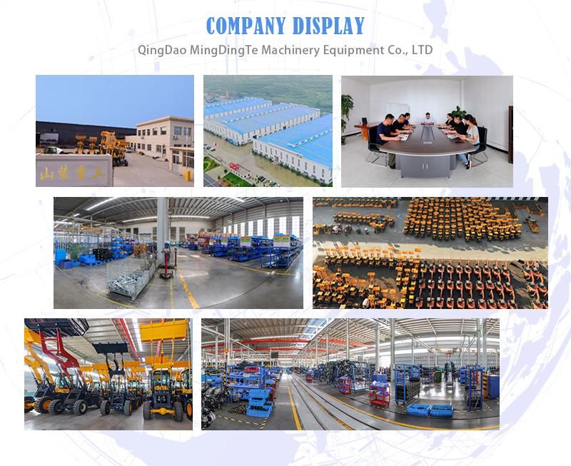 Reliable Performance Customized 1 Ton Compact Hydraulic Front-End Single Bucket Small Wheel Loader for Road Construction