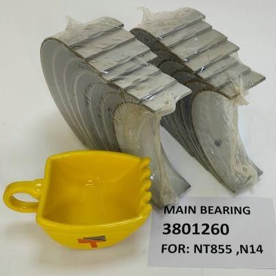 Machinery Engine Main Bearing 3801260 for Engine Nt855 N14 Spare Parts Generator Set