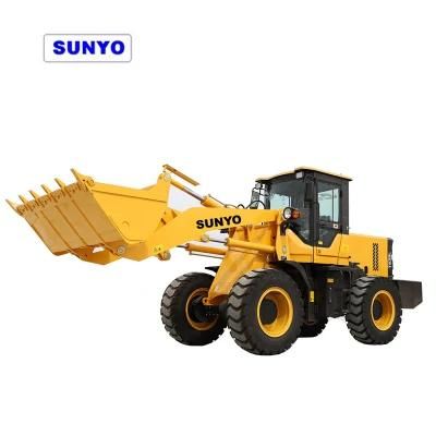 Sunyo Brand Wheel Loader Mini Loader Is Best Construction Equipments as Backhoe Loaders.