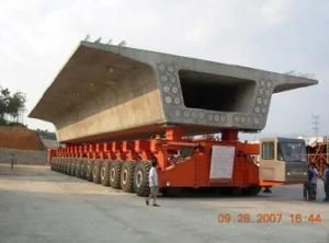 4500ton Mobile Tyre Trolley for Traveling Transporter