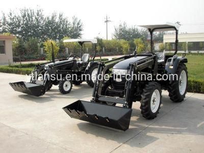 Small Compact Farm Machine Compact 50HP 55HP 130HP Tractor 4WD Agricola for Agriculture Garden Tractor Front End Loader Cheap 4X4 Mini
