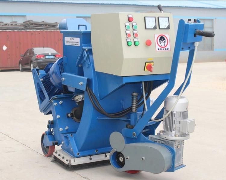 Hand Push Type Mobile Shot Blaster Cleaning Road Dustless Shot Blast Machine