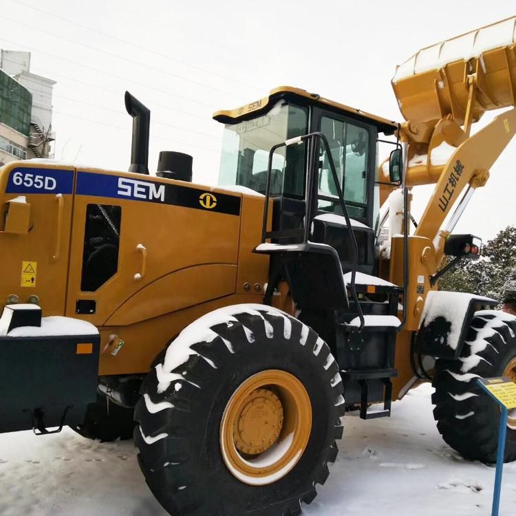 Hot Sale Sem 5ton Compact Loader with Weichai Engine (SEM655D)