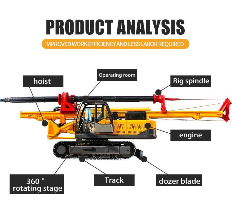 Drilling Machine Piling Machine Crawler Rotary Drilling Rig