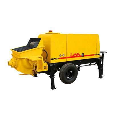 Portable Diesel Self Loading Concrete Mixer with Pump Concrete Pump Trailer